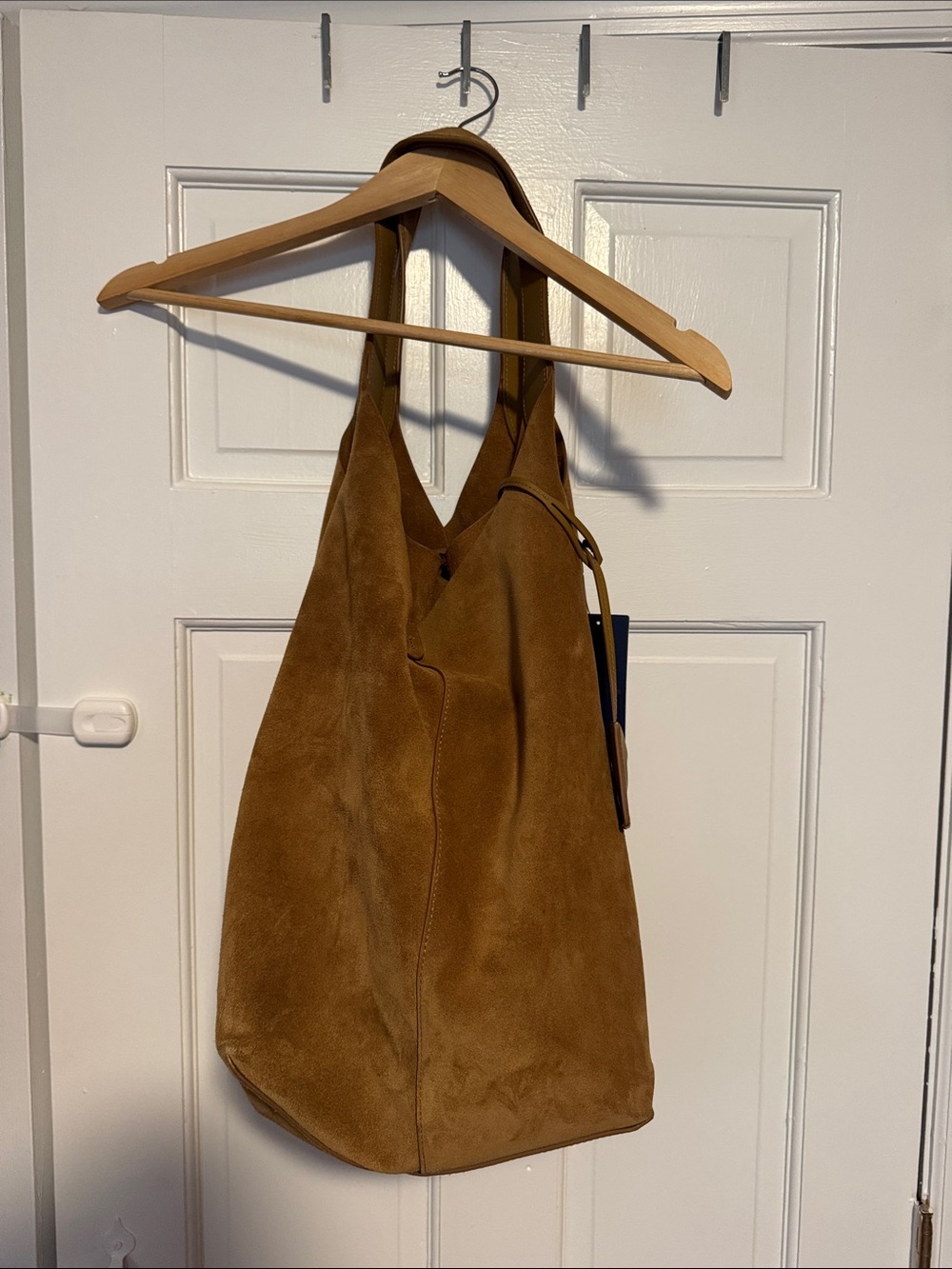 Polo by Ralph Lauren Brown Suede Tote Bag - Picture 9 of 12